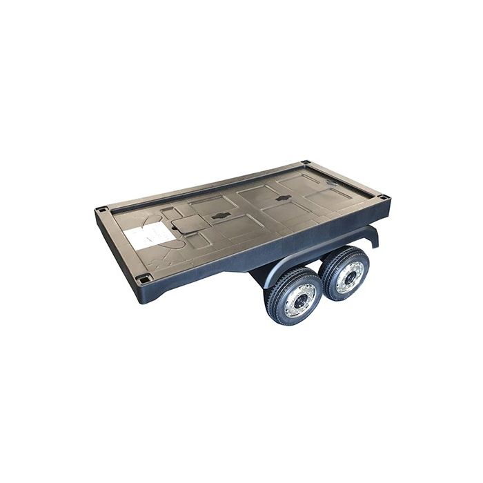 Mercedes Actros/Scania Trailer Zwart Rubber Banden