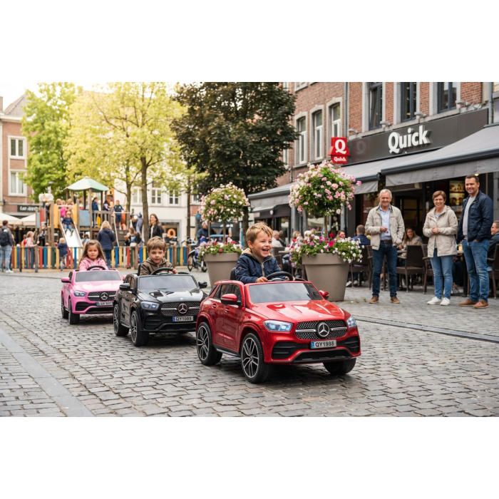 Elektrische Kinderauto MERCEDES GLE 450 Rood metallic