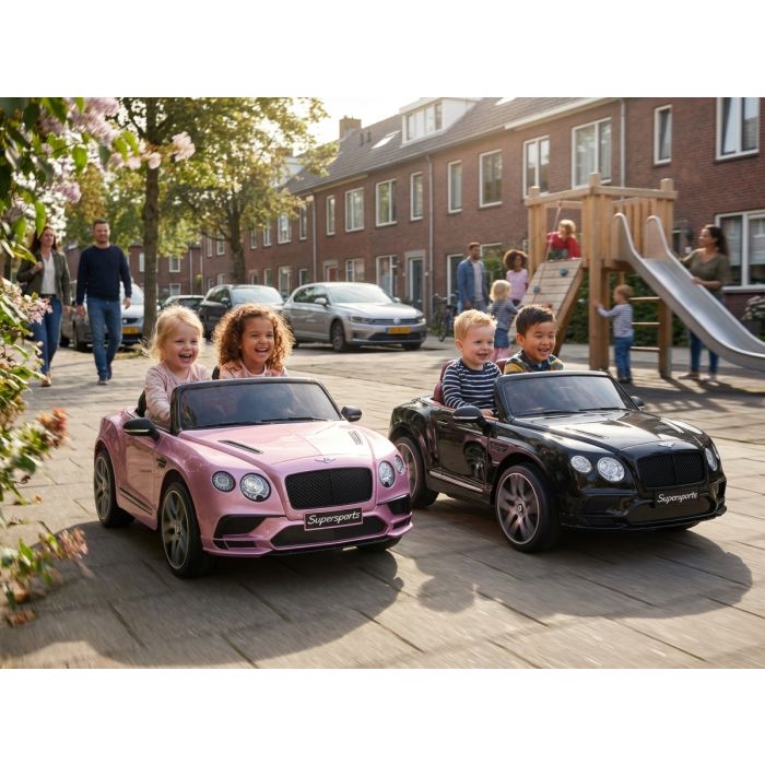 Accu Auto Kind BENTLEY Continental SuperSport 2 persoons Zwart Metallic