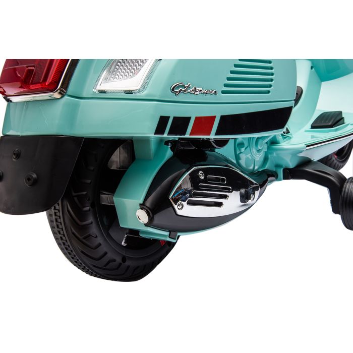 Accu Vespa Scooter GTS DELUX 12Volt Groen met koffer