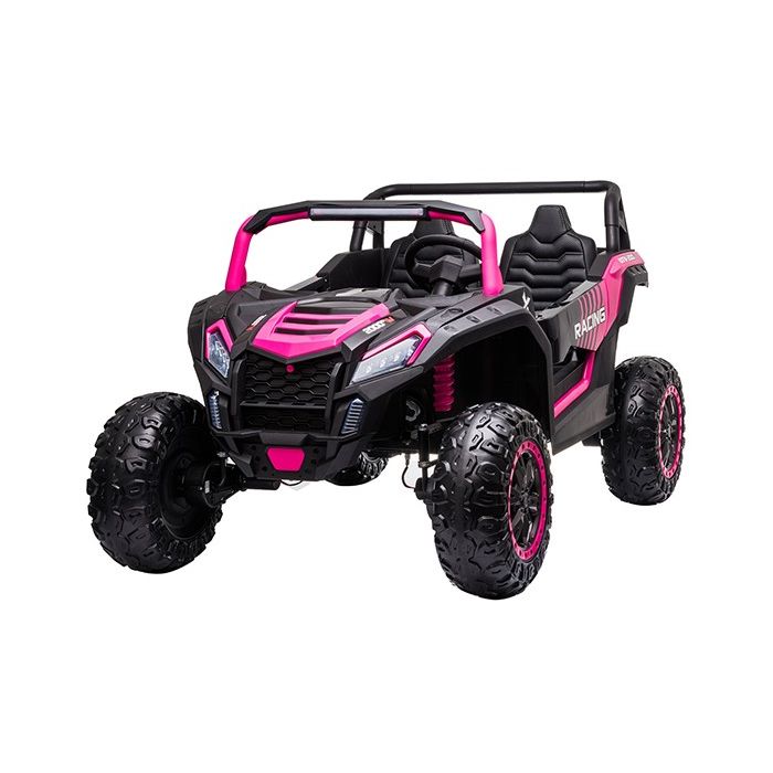 Elektrische Kinderbuggy PhantomXL 24V 4X4 Roze 2 Persoons