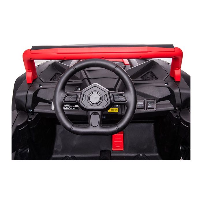 Elektrische Kinderbuggy Phantom 4X4 Roze 2 Persoons