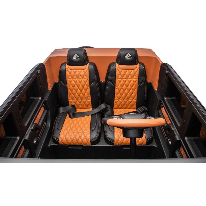 Elektrische kinderauto Mercedes Maybach G650 XXL 2 pers. 24V brushless  MP4