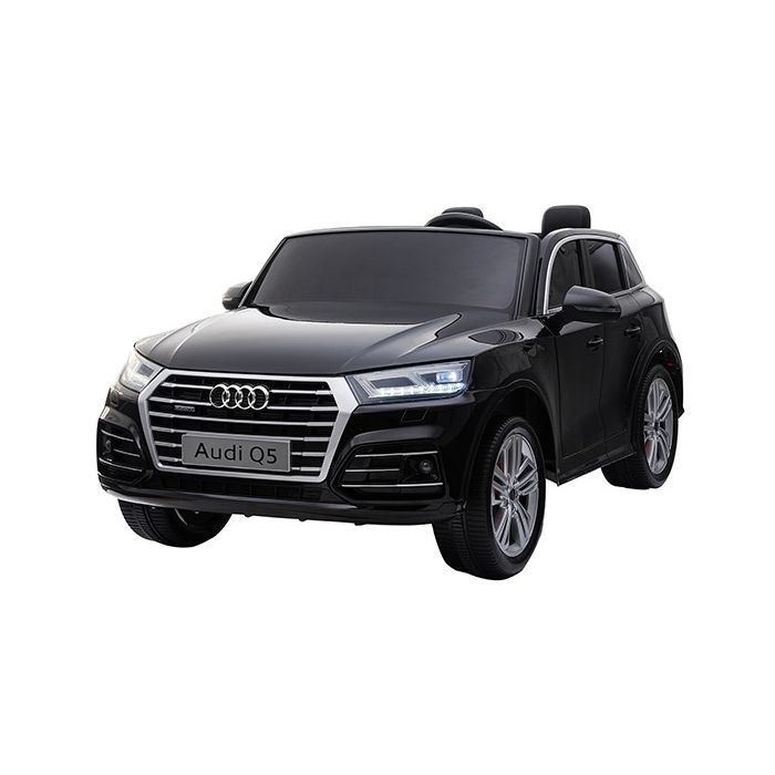 Accu Kinderauto Audi Q5 Zwart Metallic 4X4 2 Persoons 24V