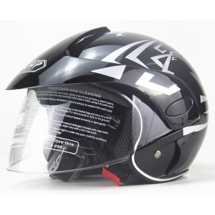 Scooter Helm Zwart