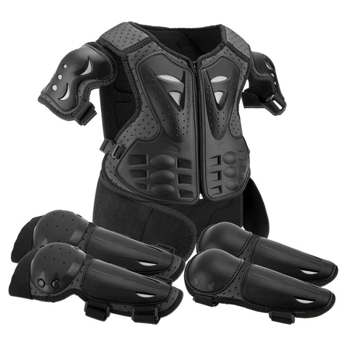 body protector Set Zwart 1-Size