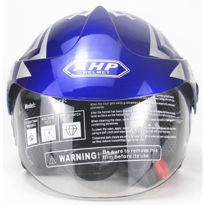 Scooter Helm Blauw