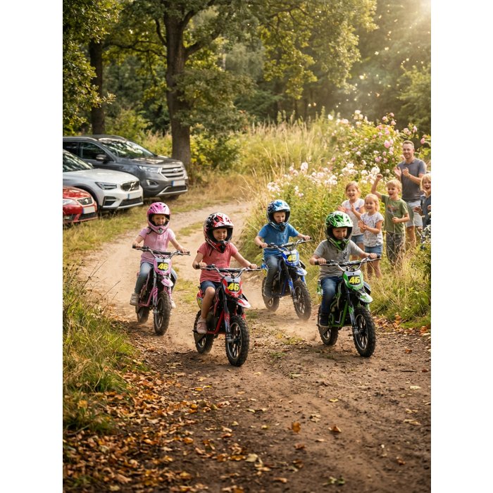 Mini Cross Bike JUMPER PRO Groen 500W 36Volt  Li-ion