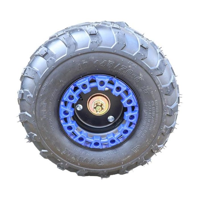 Elektrische Midi Kinderquad CYCLONE Blauw 1200W BRUSHLESS 48Volt LCD-Scherm