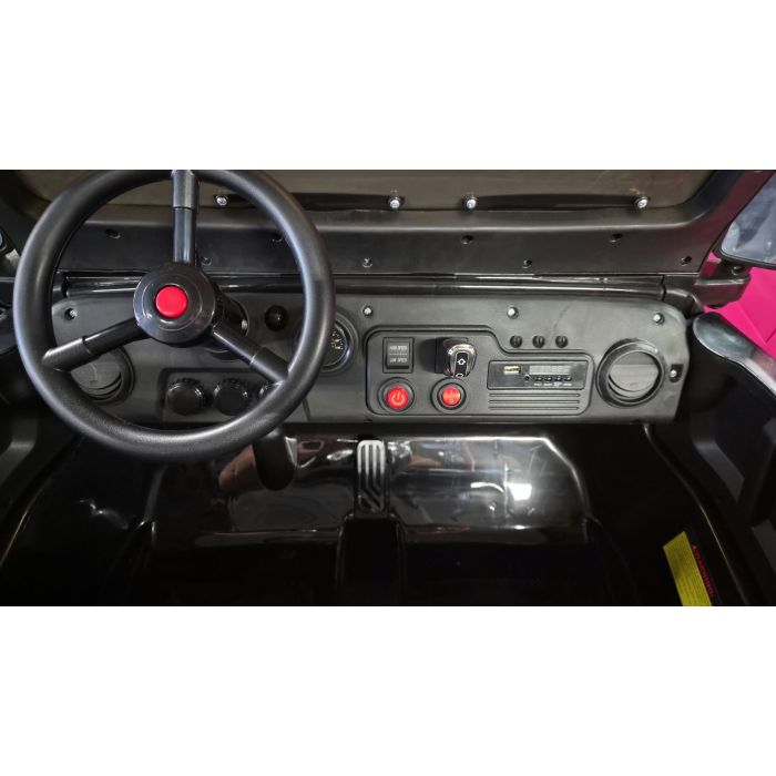 Elektrische Kinderjeep Grizzly 4X4 24 Volt 3 Persoons