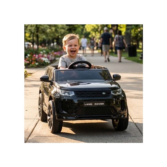 Accu Kinderauto SUV Land Rover Discovery  Zwart 12V