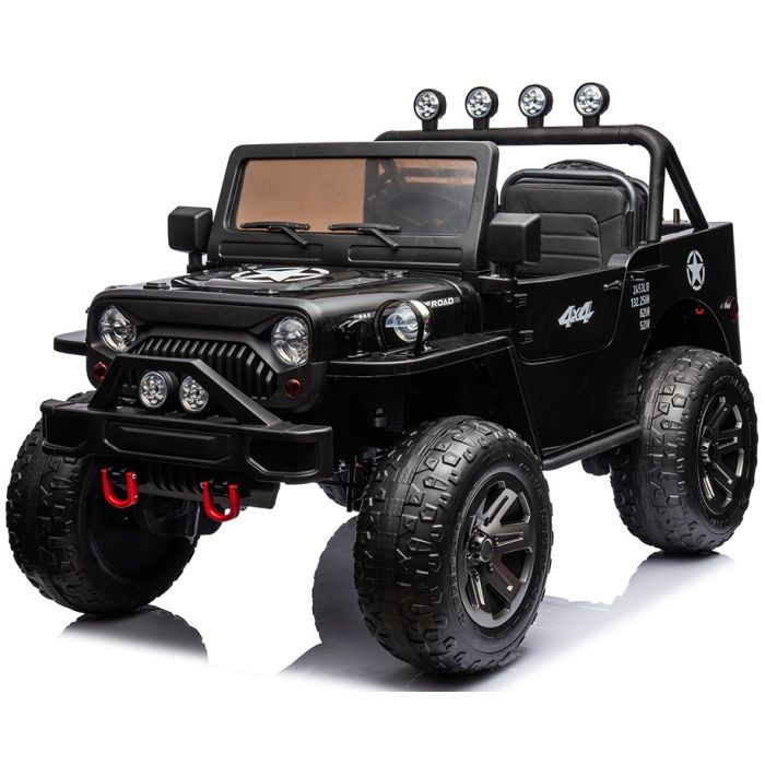 Elektrische Kinderjeep Grizzly 4X4 24 Volt 3 Persoons
