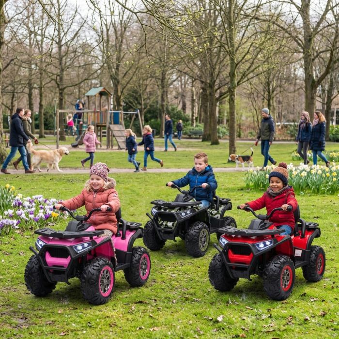 Elektrische kinderquad Mamba 24V Roze met RC