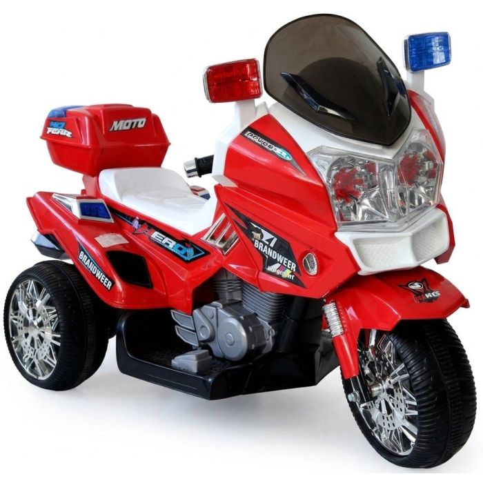 Accu Motor Beemer Brandweer GTL Rood 12Volt