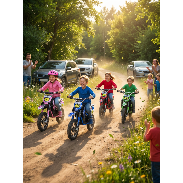 Mini Cross Bike JUMPER Blauw 500W 36 Volt