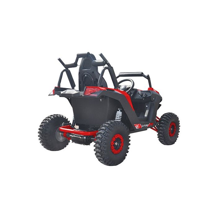 Elektrische kinderquad Midi Buggy Desert Rood 48V 1200W Brushless
