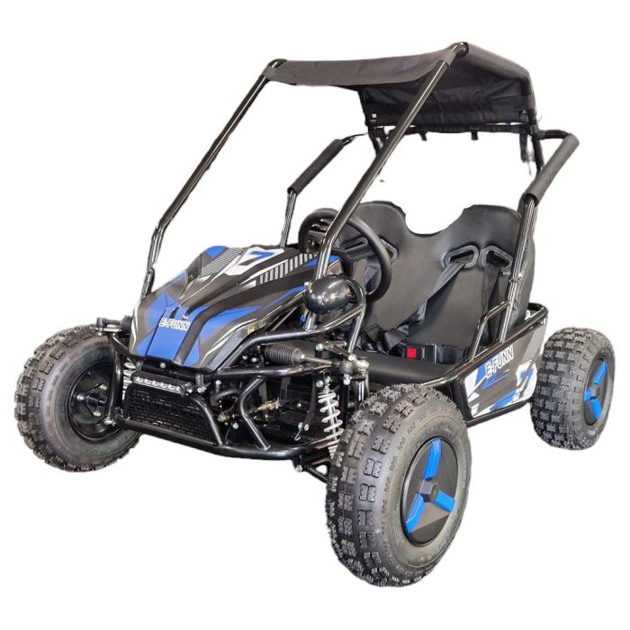 Elektrische Buggy Gobi Blauw 2 persoons 60V 2000W