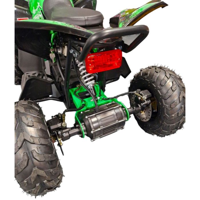 Elektrische kinderquad Midi Cyclone Groen 1200W 48Volt BRUSHLESS LCD-Scherm