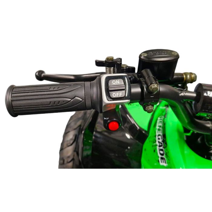 Elektrische kinderquad Midi Cyclone Groen 1200W 48Volt BRUSHLESS LCD-Scherm