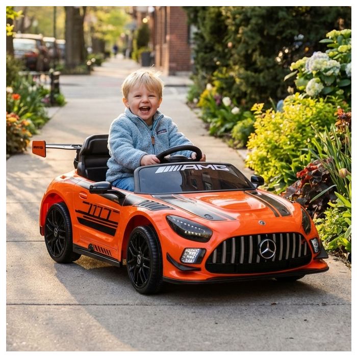 Accu Auto Mercedes AMG GT3 Oranje 1Pers