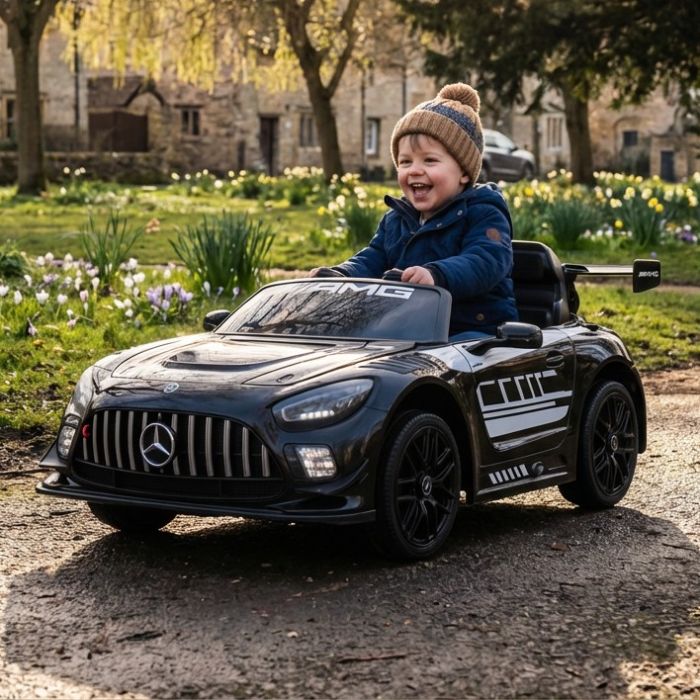Accu Auto Mercedes AMG GT3 Zwart 1Pers