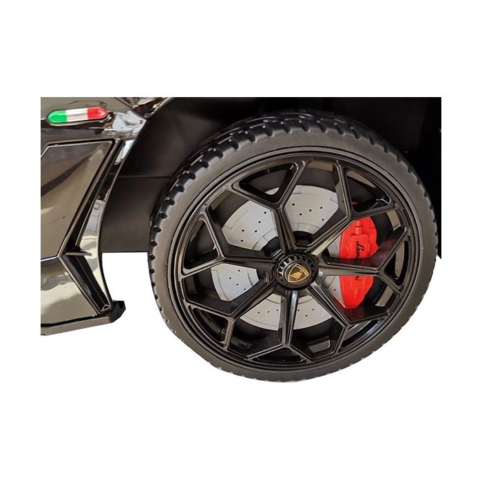 Elektrische Kinderauto Lamborghini Aventador SVJ Wit