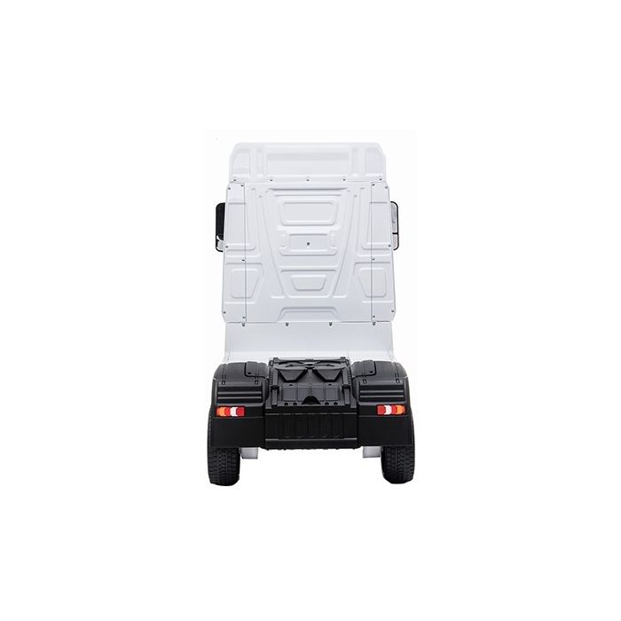 Elektrische Kindervrachtwagen Mercedes Actros Truck 4X4 Wit