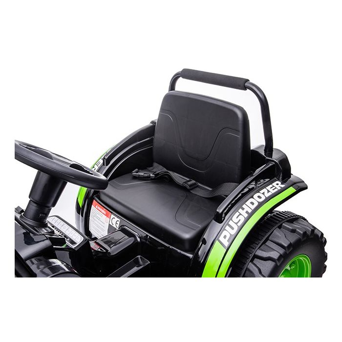 Kinder Accu Tractor met Schep Blauw