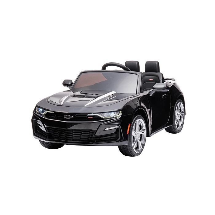 Accu kinderauto Chevrolet Camaro SS Zwart Metallic 12Volt
