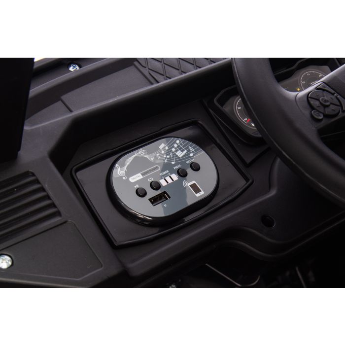 Elektrische Kindervrachtwagen Scania 500R Truck 4X4 Zwart