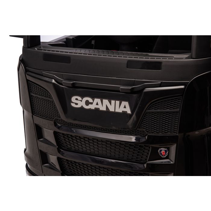 Elektrische Kindervrachtwagen Scania 500R Truck 4X4 Blauw