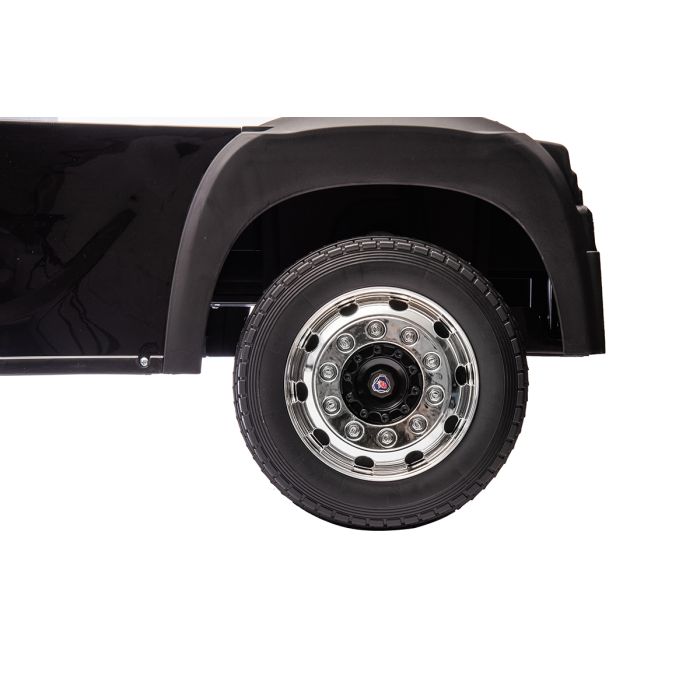 Elektrische Kindervrachtwagen Scania 500R Truck 4X4 Zwart