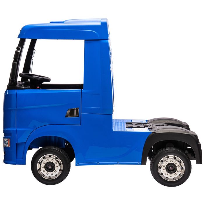 Elektrische Kindervrachtwagen Scania 500R Truck 4X4 Blauw