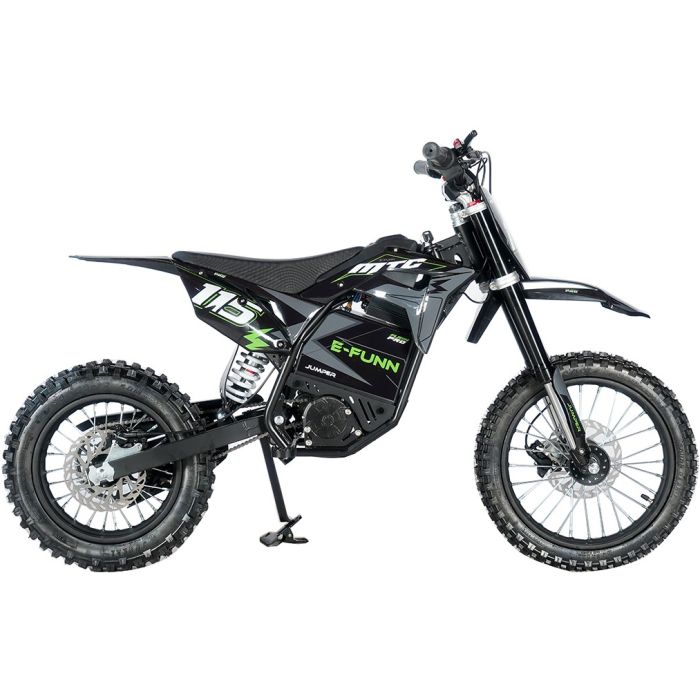 Midi Cross Bike JUMPER Flash PRO Groen 2000W Brushless 60Volt Li-Ion