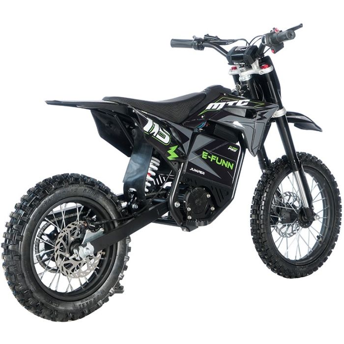 Midi Cross Bike JUMPER Flash PRO Groen 1000W Brushless 36 Volt Li-Ion 