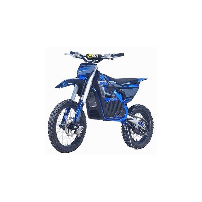 Maxi Cross Bike JUMPER PRO SuperSport Blauw 5000W Brushless 72Volt Li-Ion 