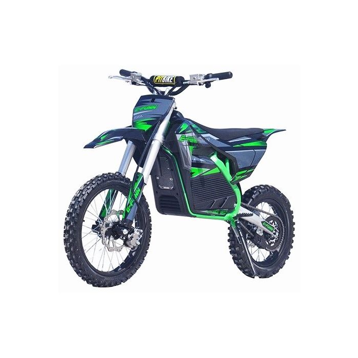 Maxi Cross Bike JUMPER PRO SuperSport Groen 5000W Brushless 72Volt Li-Ion 