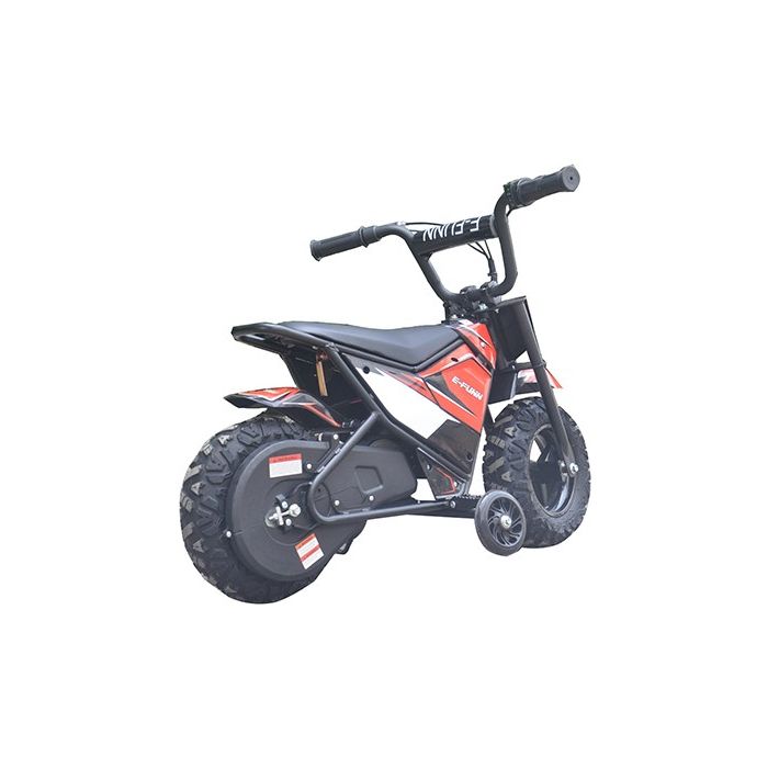 Elektrische Kinder crossbike Monkey Rood 250W 24 Volt