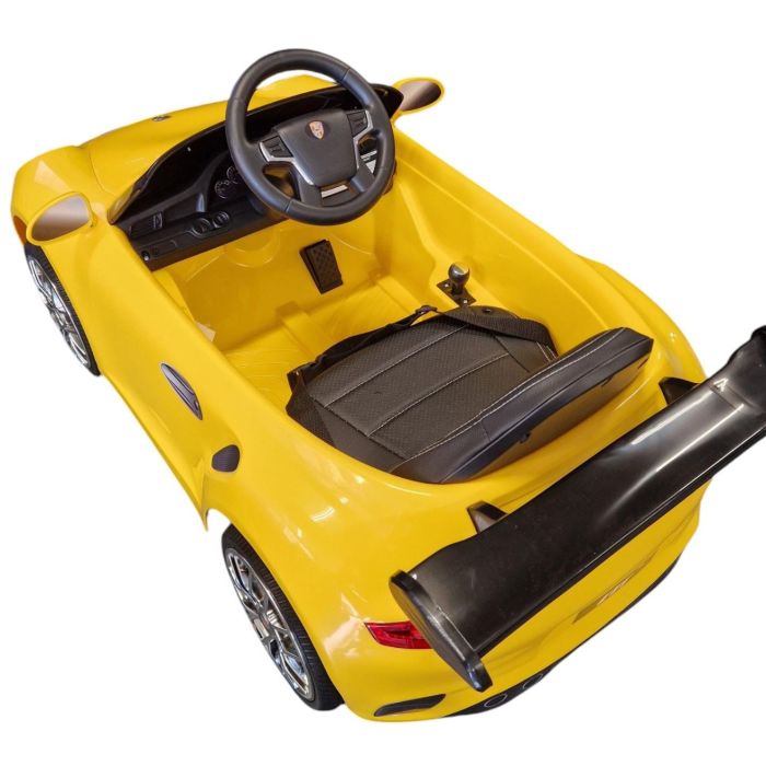 Accu Auto Porsche RUF Speed Geel 12 Volt 