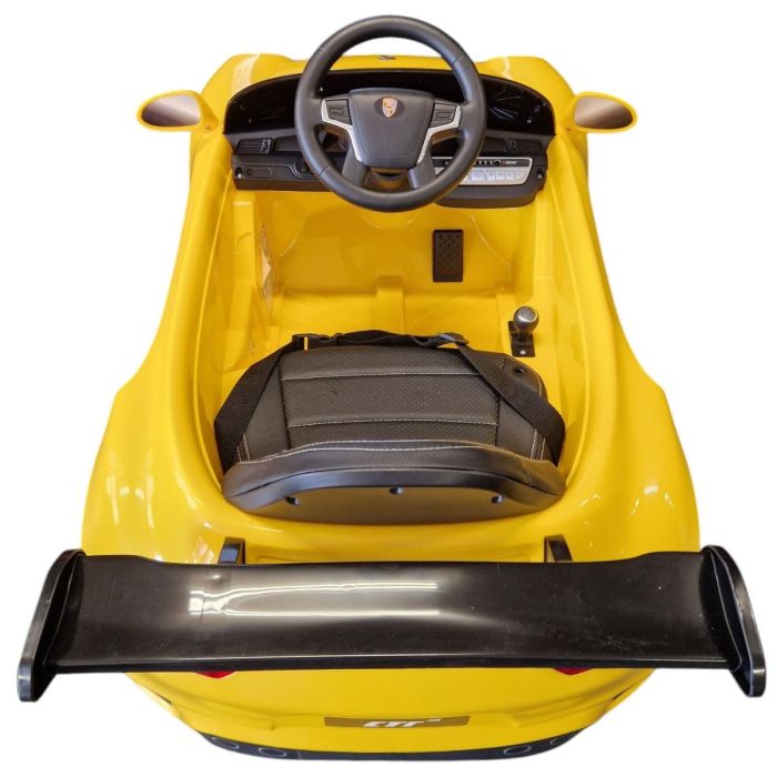 Accu Auto Porsche RUF Speed Geel 12 Volt 