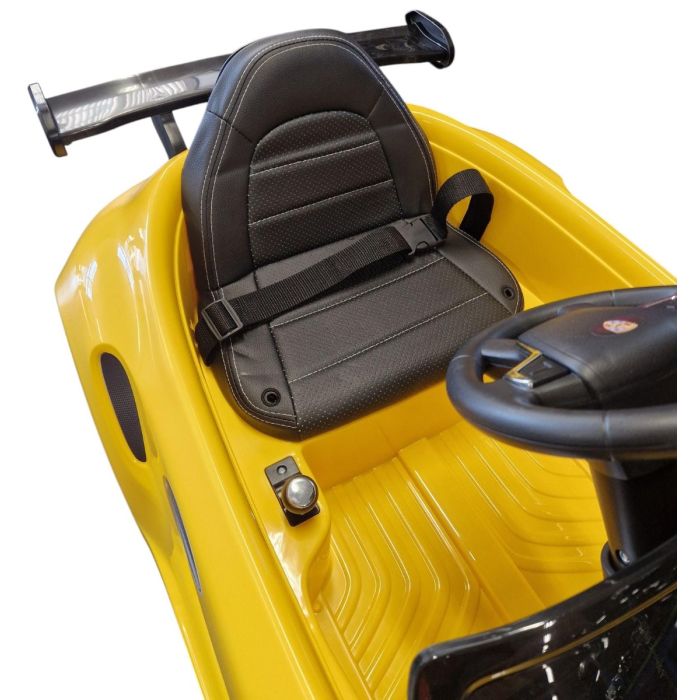 Accu Auto Porsche RUF Speed Geel 12 Volt 