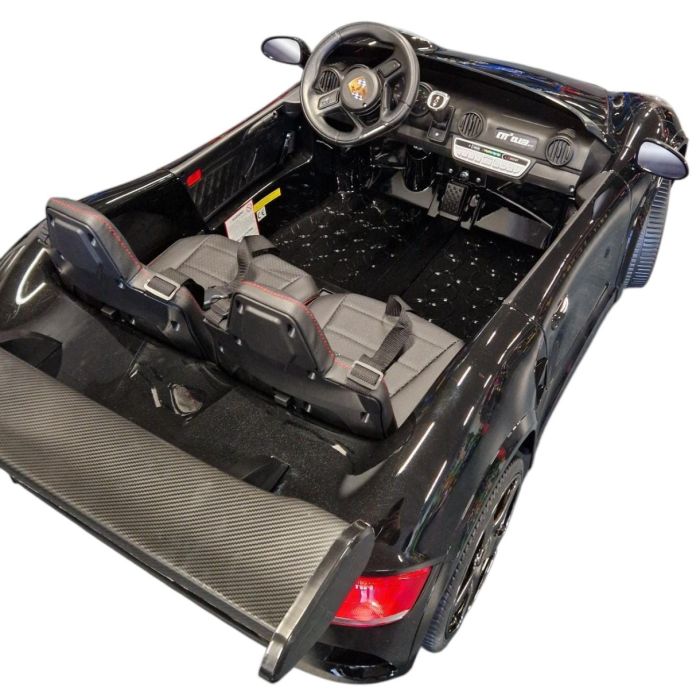Accu Auto Porsche RUF Zwart Metallic 4X4 24 Volt 2 persoons