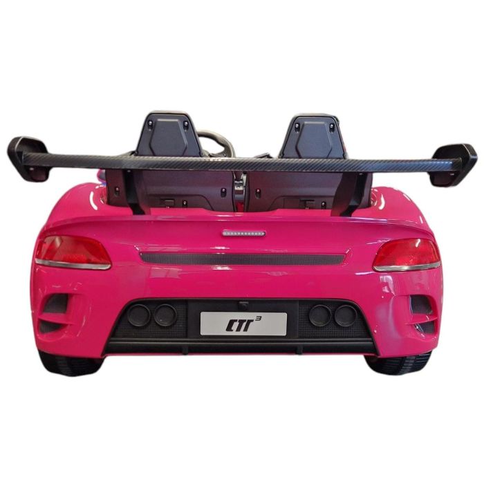 Accu Auto Porsche RUF Roze Metallic 4X4 24 Volt 2 persoons