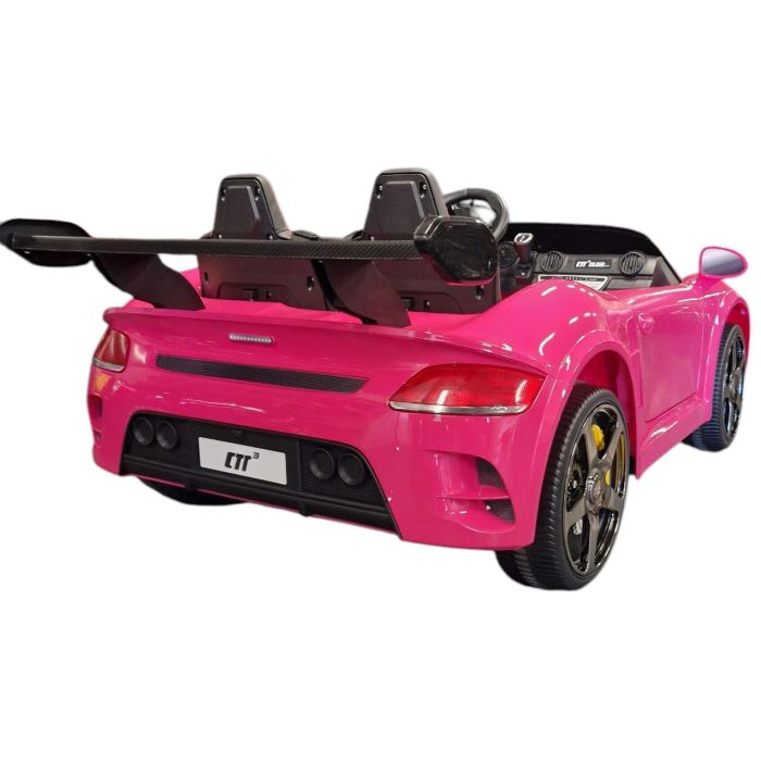 Accu Auto Porsche RUF Roze Metallic 4X4 24 Volt 2 persoons