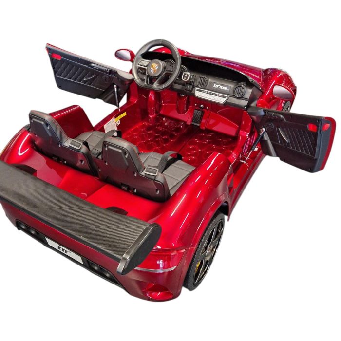 Accu Auto Porsche RUF Rood Metallic 4X4 24 Volt 2 persoons