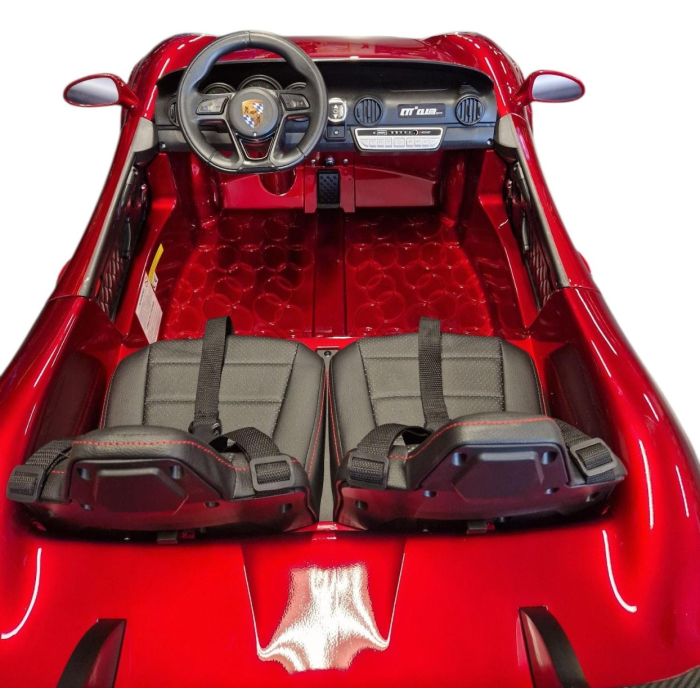 Accu Auto Porsche RUF Rood Metallic 4X4 24 Volt 2 persoons
