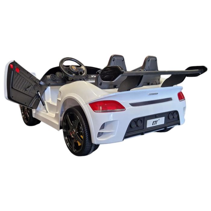 Accu Auto Porsche RUF Wit 4X4 24 Volt 2 persoons