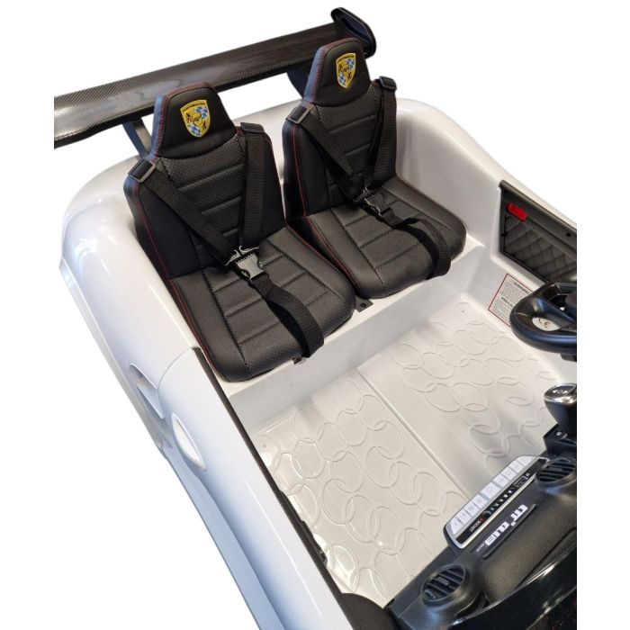 Accu Auto Porsche RUF Wit 4X4 24 Volt 2 persoons