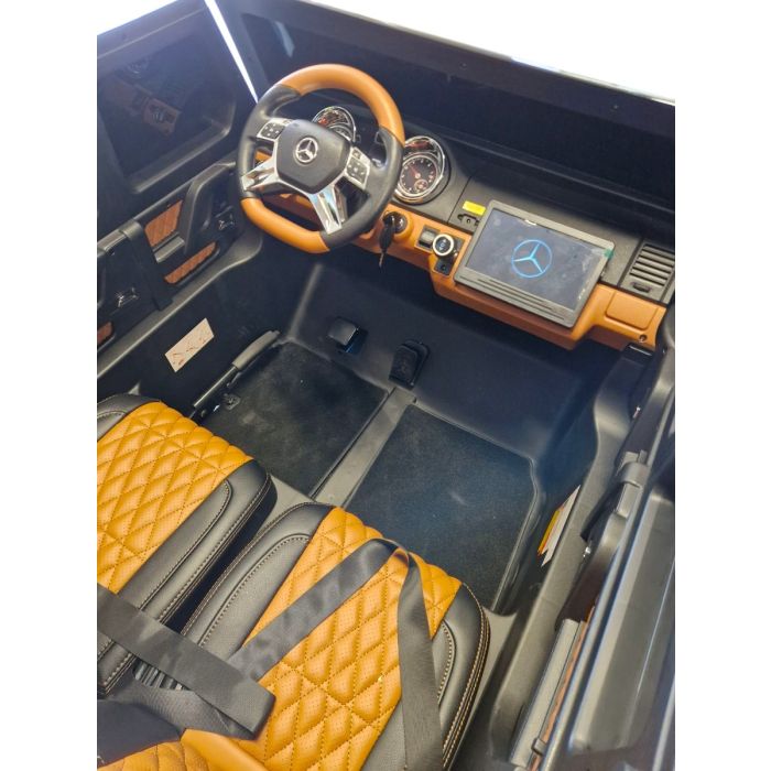 Elektrische kinderauto Mercedes Maybach G650 XXL 2 pers. 24V brushless  MP4