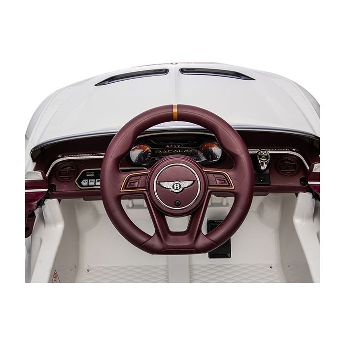 Elektrische Kinderauto BENTLEY Bacalar Wit